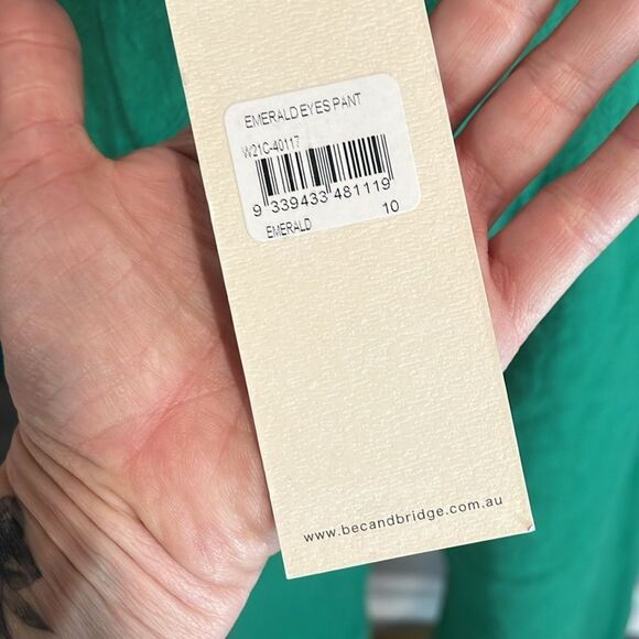 Bec + Bridge NWT Emerald Eyes Pants - 6 ($299) - Picture 7 of 11